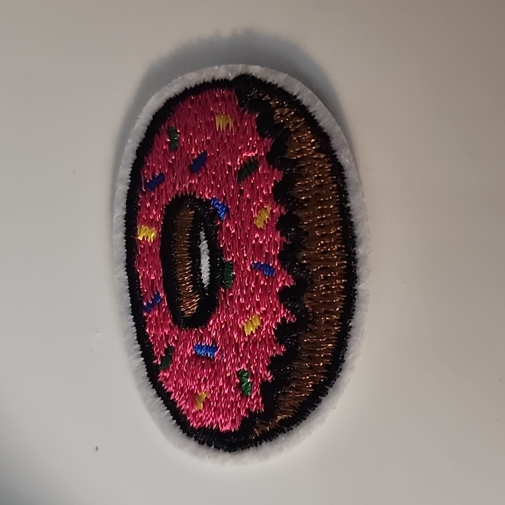 Donut Iron On Patch